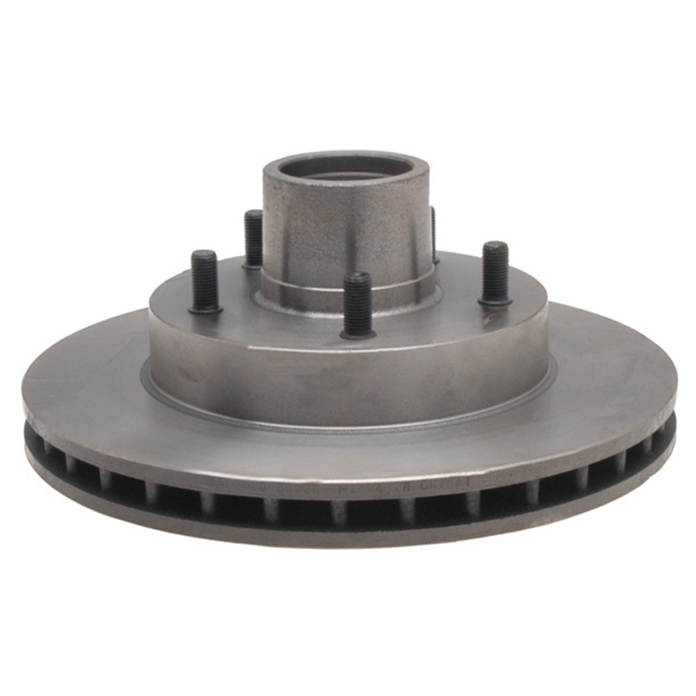 ACDelco Silver Non-Coated Front Disc Brake Rotor and Hub Assembly