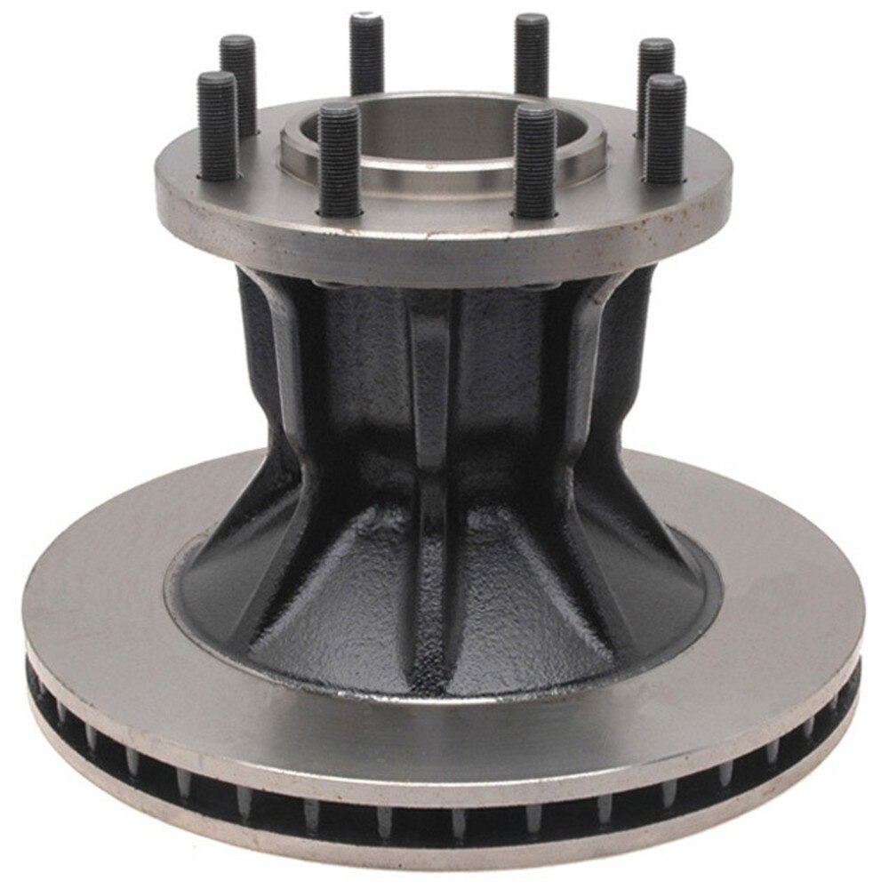 ACDelco Silver Non-Coated Front Disc Brake Rotor and Hub Assembly