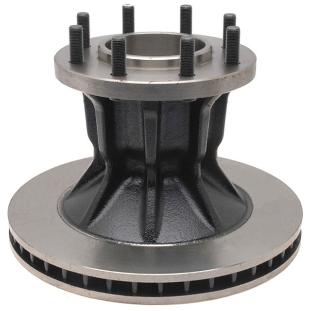 ACDelco Silver Non-Coated Front Disc Brake Rotor and Hub Assembly