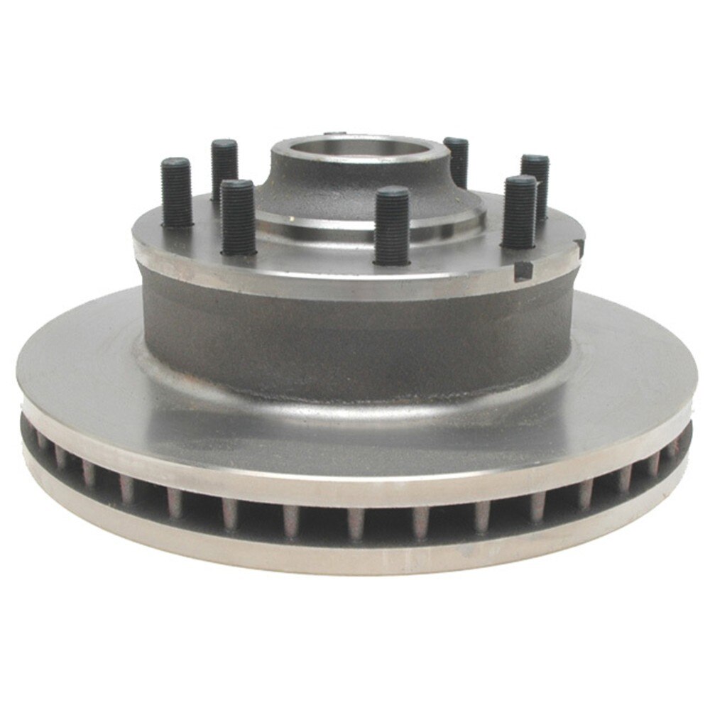 ACDelco Silver Non-Coated Front Disc Brake Rotor and Hub Assembly