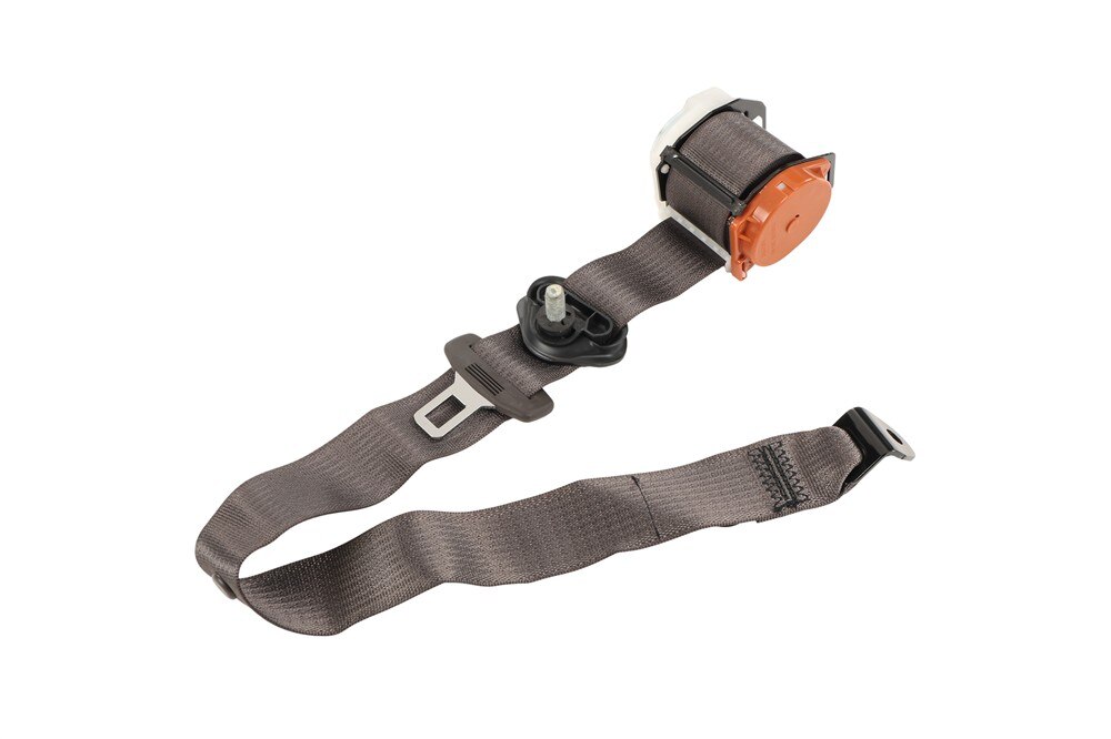 GM Genuine Parts Cocoa Rear Passenger Side Seat Belt with Retractor