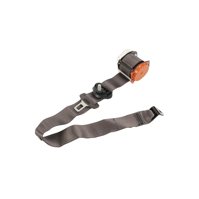 GM Genuine Parts Cocoa Rear Passenger Side Seat Belt with Retractor