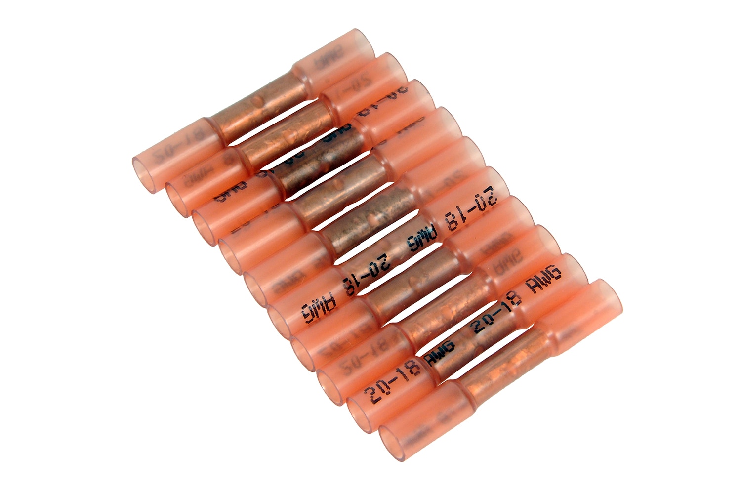GM Genuine Parts Salmon 20-18 Gauge Wire Splice Sleeve Kit with 10 Splices