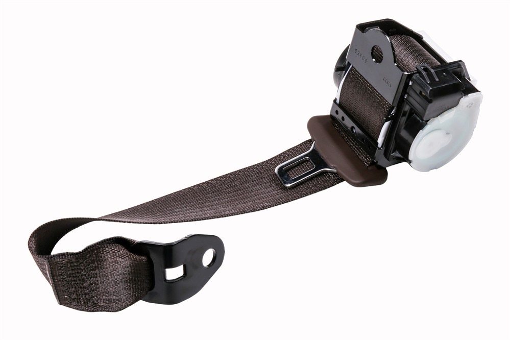 GM Genuine Parts Brownstone Rear Driver Side Center Seat Belt with Retractor