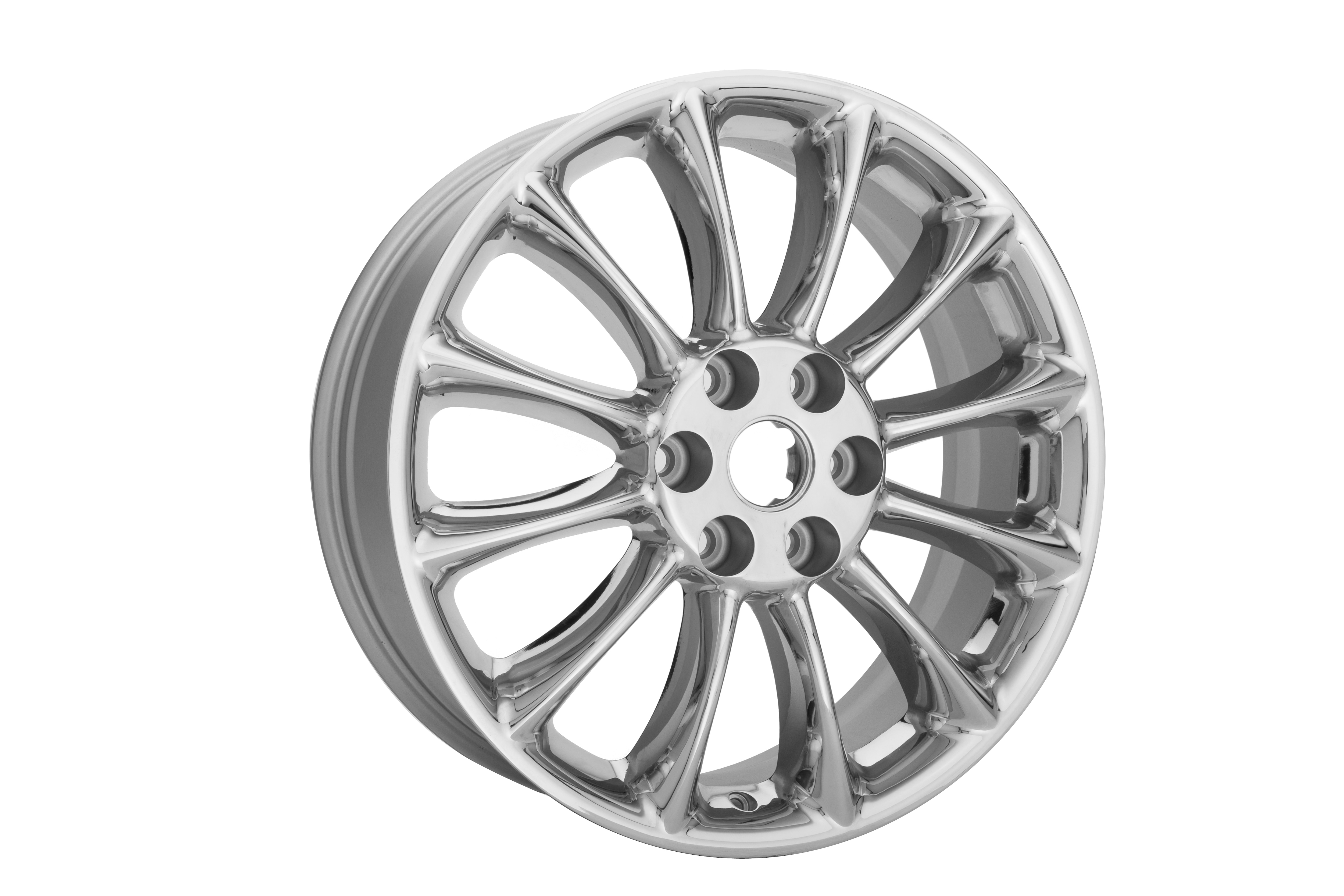 20x7.5-Inch Aluminum 12-Spoke Wheel in Chrome | 19300912 | GMC Accessories