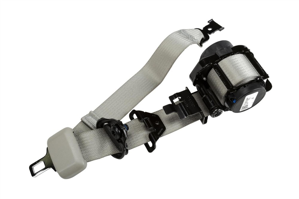 GM Genuine Parts Titanium Passenger Seat Belt with Retractor and Pre-Tensioner