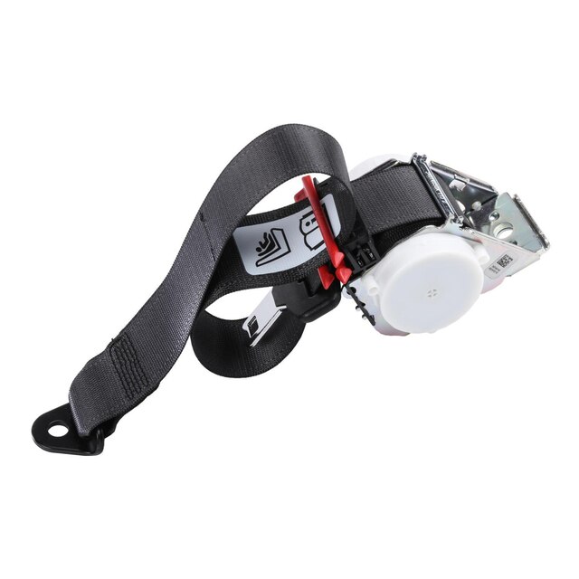 GM Genuine Parts Jet Black Rear Seat Belt with Retractor