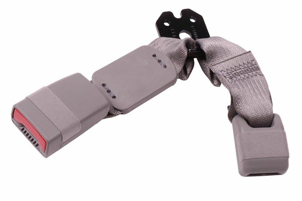 GM Genuine Parts Medium Titanium Rear Passenger Side Seat Belt with Buckle