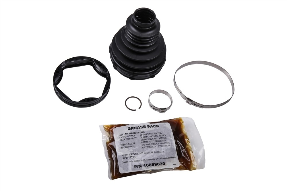 GM Genuine Parts Rear Wheel Half-Shaft Tri-Pot Boot Kit with Bushing, Clamps, and Ring