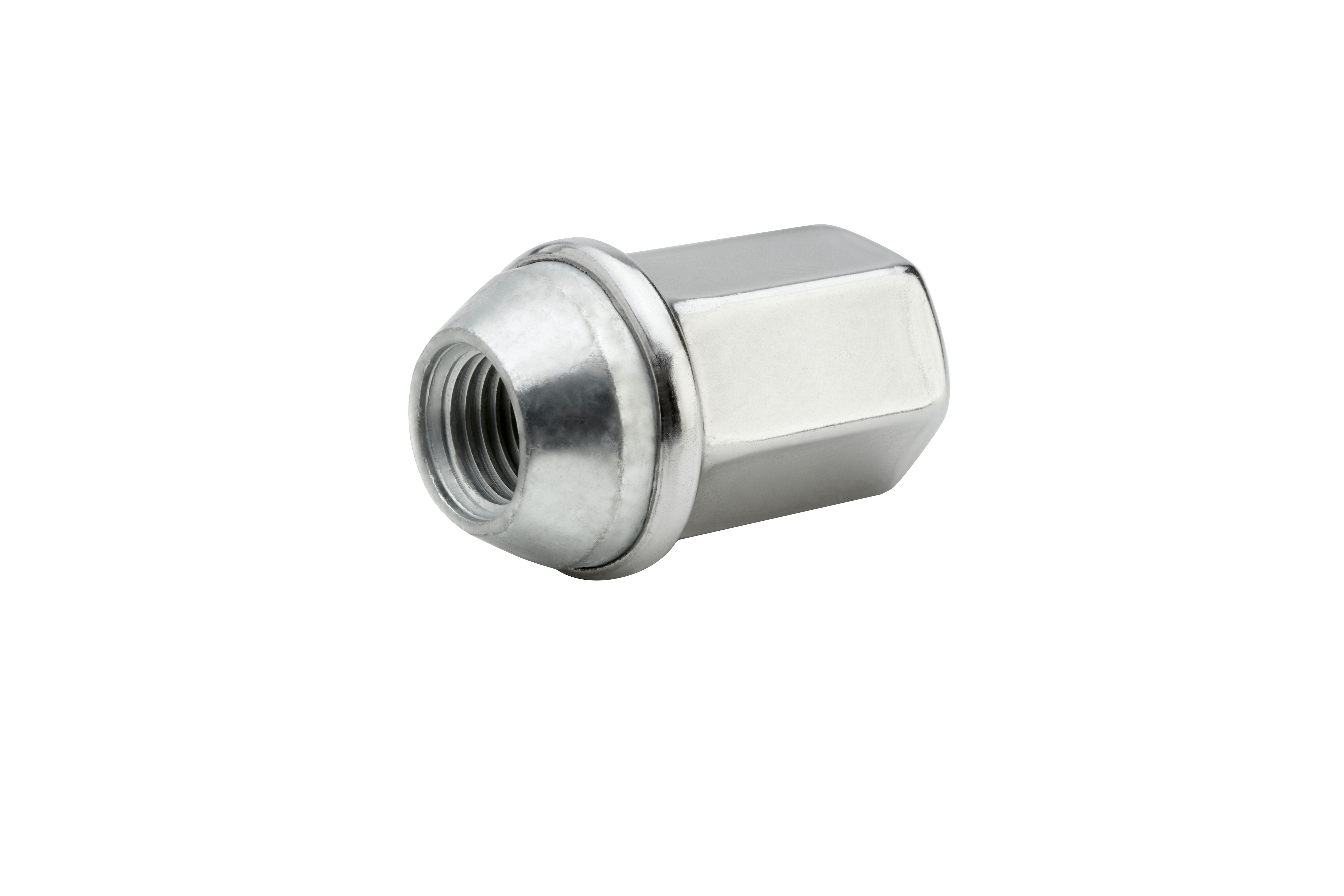 One Lug Nut in Stainless Steel