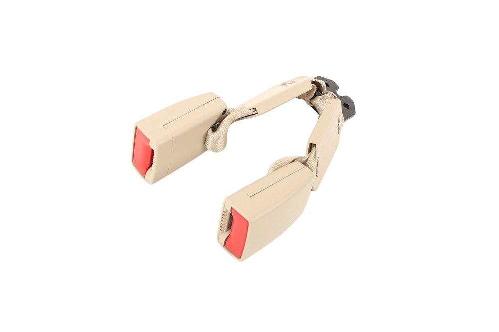 GM Genuine Parts Light Neutral Rear Driver Side Seat Belt with Buckle