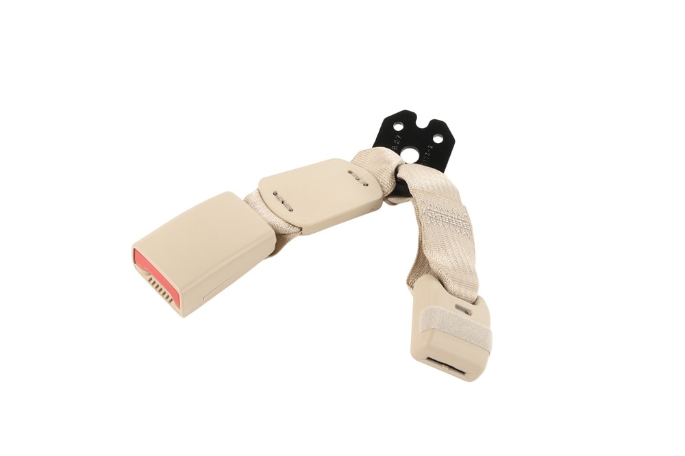 GM Genuine Parts Light Neutral Rear Passenger Side Seat Belt with Buckle