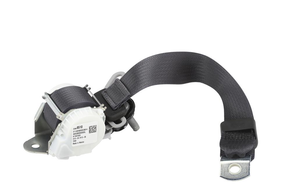 GM Genuine Parts Black Rear Driver Side Seat Belt with Retractor