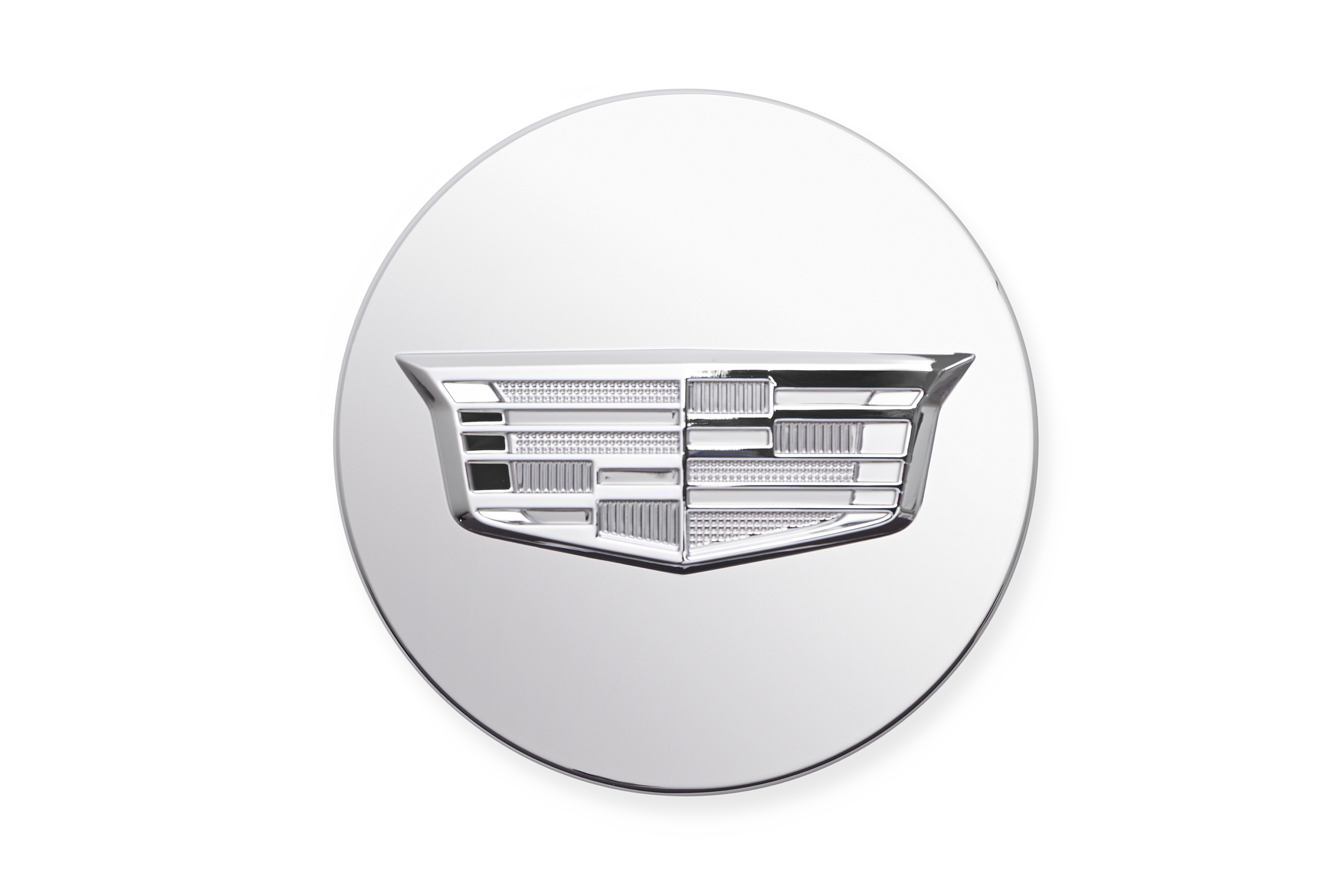 Center Cap in Chrome with Chrome Cadillac Logo