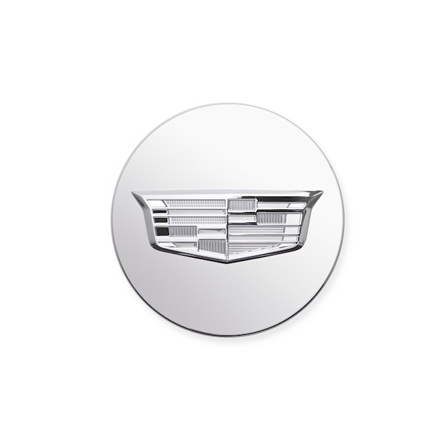 Center Cap in Chrome with Chrome Cadillac Logo