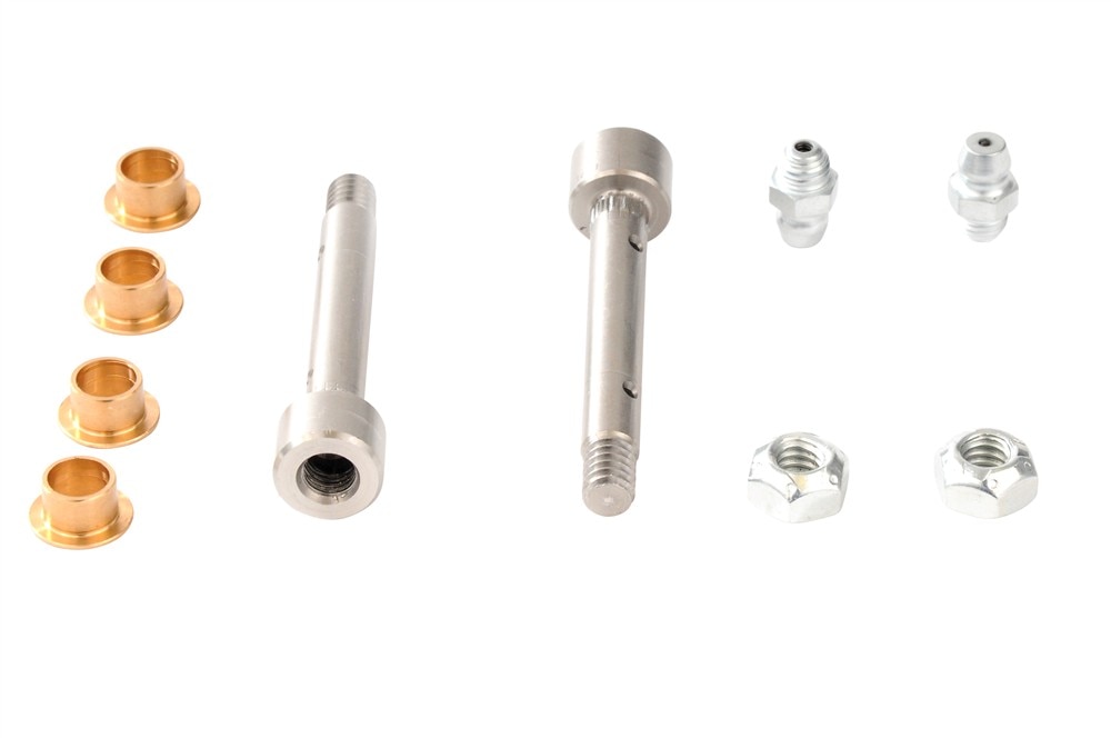 GM Genuine Parts Front Door Hinge Pin Kit with Upper and Lower Pins, Bushings, Nuts, and Grease Fittings