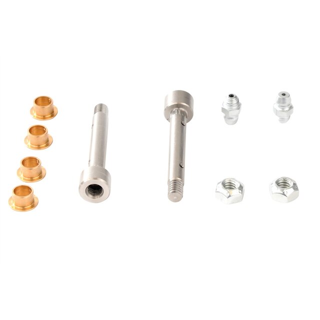 GM Genuine Parts Front Door Hinge Pin Kit with Upper and Lower Pins, Bushings, Nuts, and Grease Fittings
