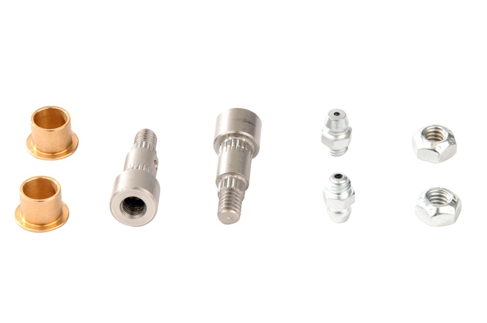 GM Genuine Parts Rear Door Hinge Pin Kit with Upper and Lower Pins, Bushings, Nuts, and Grease Fittings