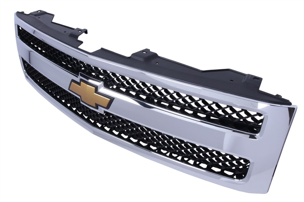 GM Genuine Parts Bright Chrome Front Grille with Bowtie Emblem