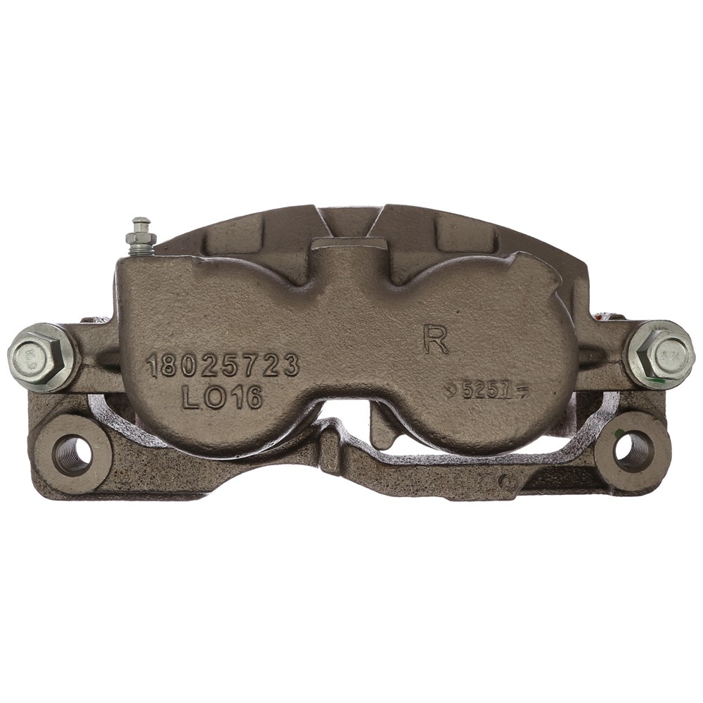 ACDelco Gold Front Passenger Side Disc Brake Caliper Assembly with Semi-Metallic Pads (Loaded Fleet), Remanufactured