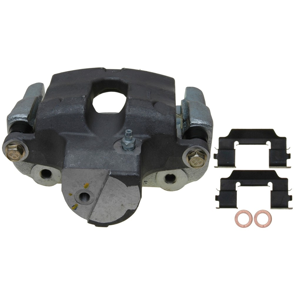 ACDelco Gold Rear Driver Side Disc Brake Caliper Assembly (Friction Ready Non-Coated), Remanufactured