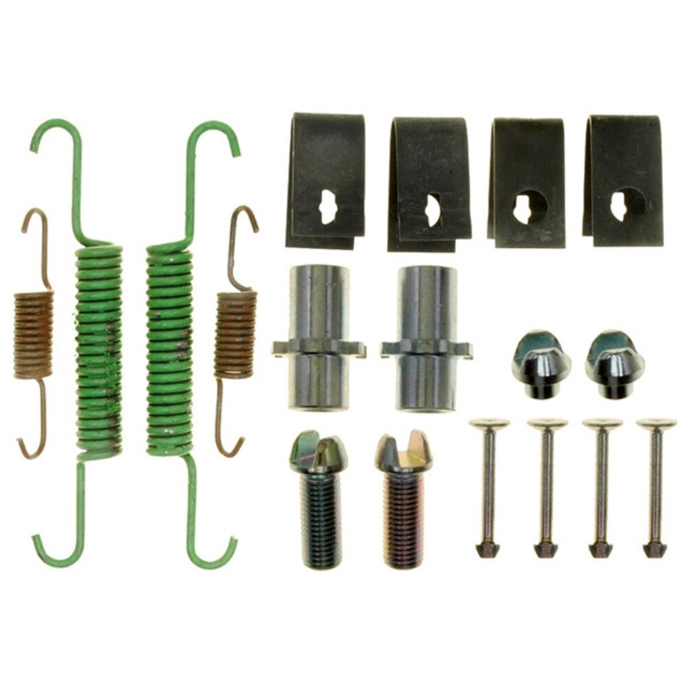 ACDelco Gold Rear Parking Brake Hardware Kit with Springs, Adjusters, Pins, and Retainers