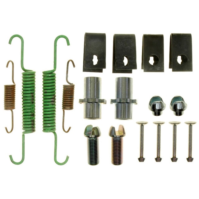 ACDelco Gold Rear Parking Brake Hardware Kit with Springs, Adjusters, Pins, and Retainers