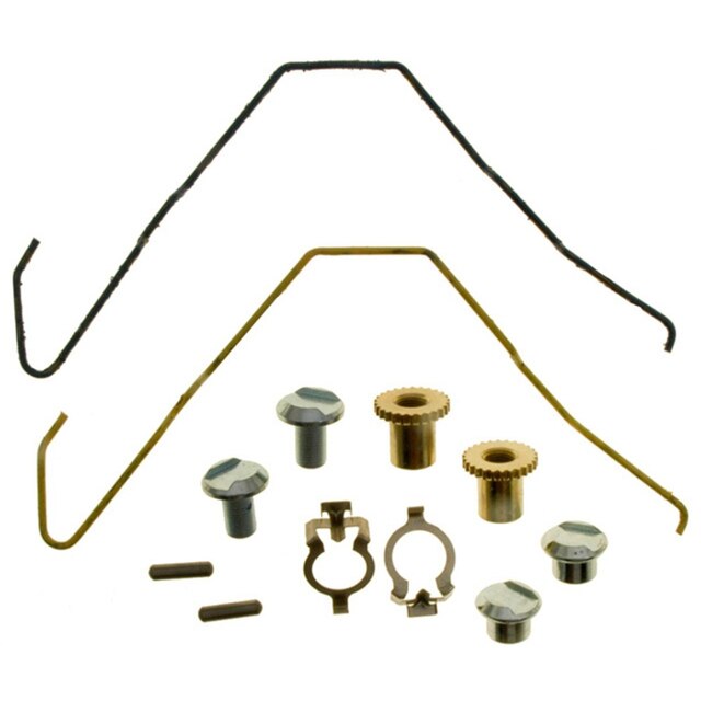 ACDelco Gold Rear Parking Brake Hardware Kit with Clips, Springs, Adjusters, and Pins