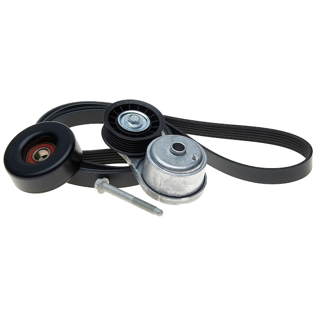 ACDelco Gold Automatic Belt Tensioner and Pulley Kit with Tensioner, Pulley, Belt, and Bolt