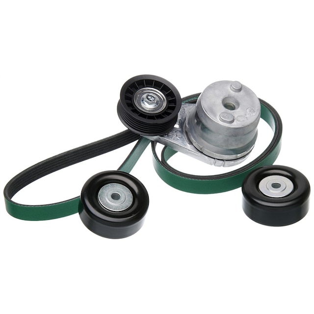 ACDelco Gold Automatic Belt Tensioner and Pulley Kit with Tensioner, Pulleys, and Belt