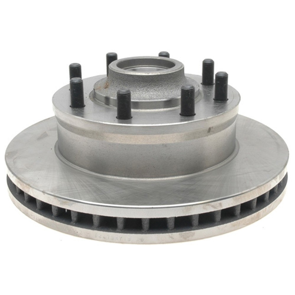 ACDelco Silver Non-Coated Front Disc Brake Rotor and Hub Assembly