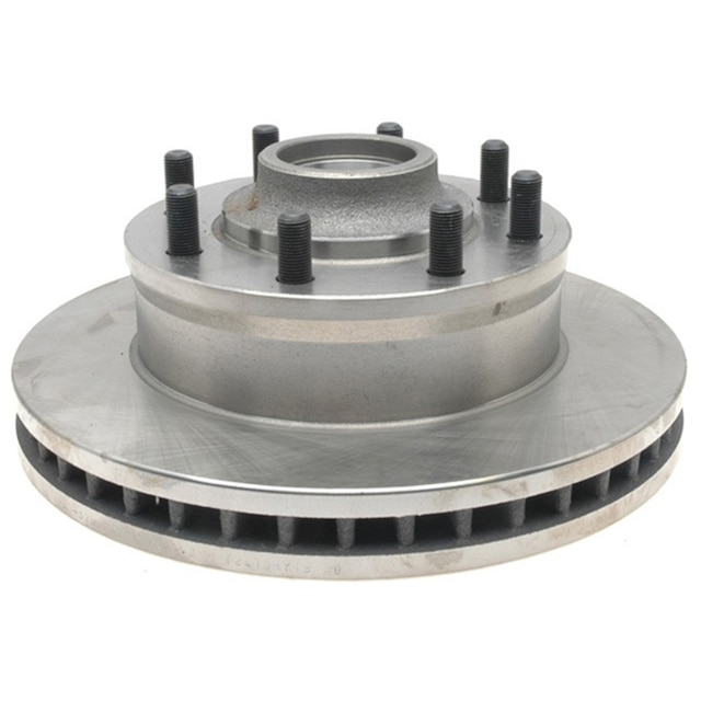 ACDelco Silver Non-Coated Front Disc Brake Rotor and Hub Assembly