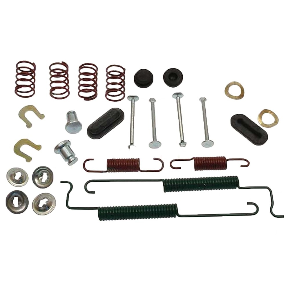 ACDelco Gold Rear Drum Brake Spring Kit with Springs, Pins, Retainers, Washers, and Caps