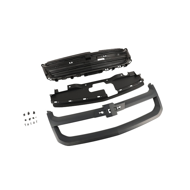 GM Genuine Parts Black Front Grille with Dark Silver Surround