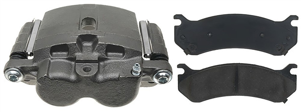 ACDelco Gold Disc Brake Caliper Assembly with Ceramic Pads (Police Loaded Non-Coated), Remanufactured