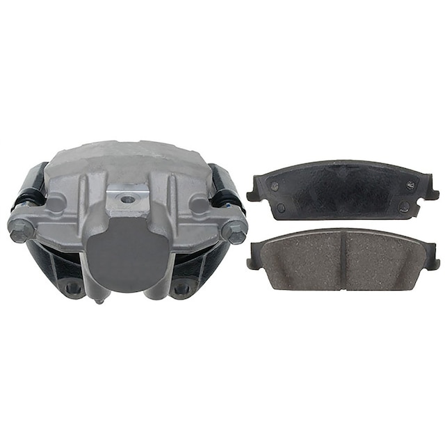ACDelco Gold Rear Driver Side Disc Brake Caliper Assembly with Semi-Metallic Pads (Loaded Police), Remanufactured