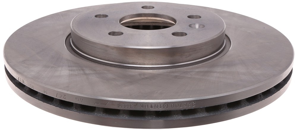 ACDelco Silver Non-Coated Front Disc Brake Rotor