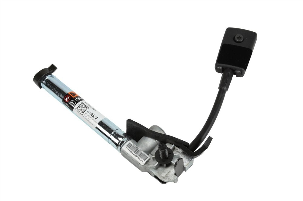GM Genuine Parts Ebony Passenger Seat Belt with Retractor and Pre-Tensioner (Programming Required)