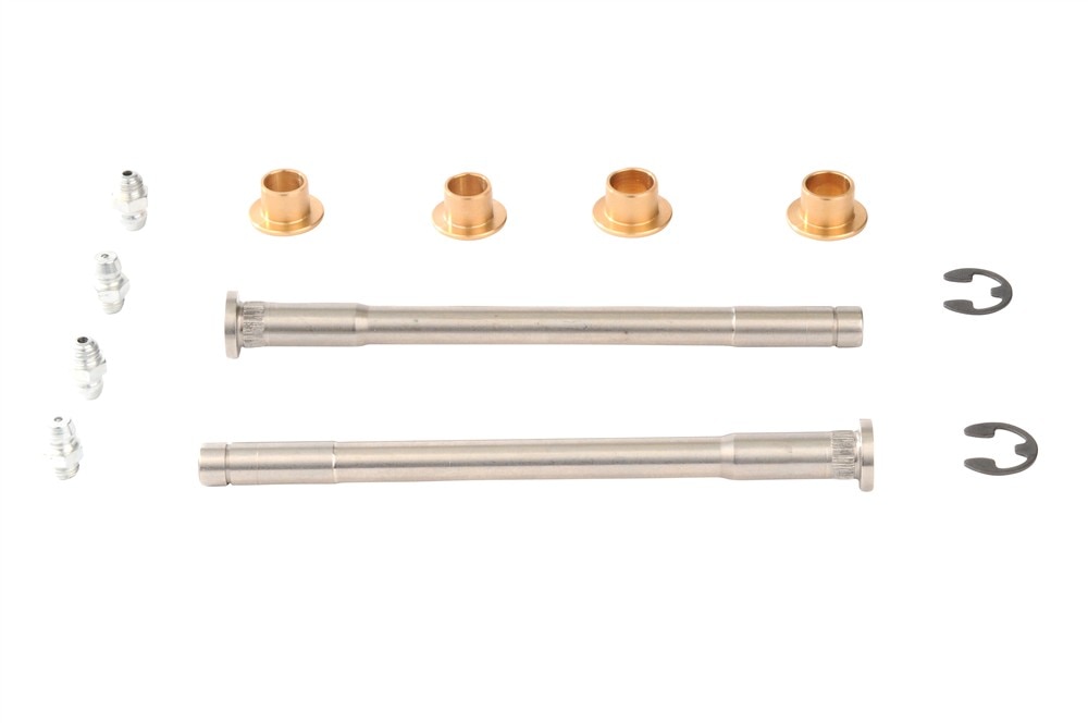 GM Genuine Parts Front Door Hinge Pin Kit with Upper and Lower Pins, Bushings, Clips, and Grease Fittings