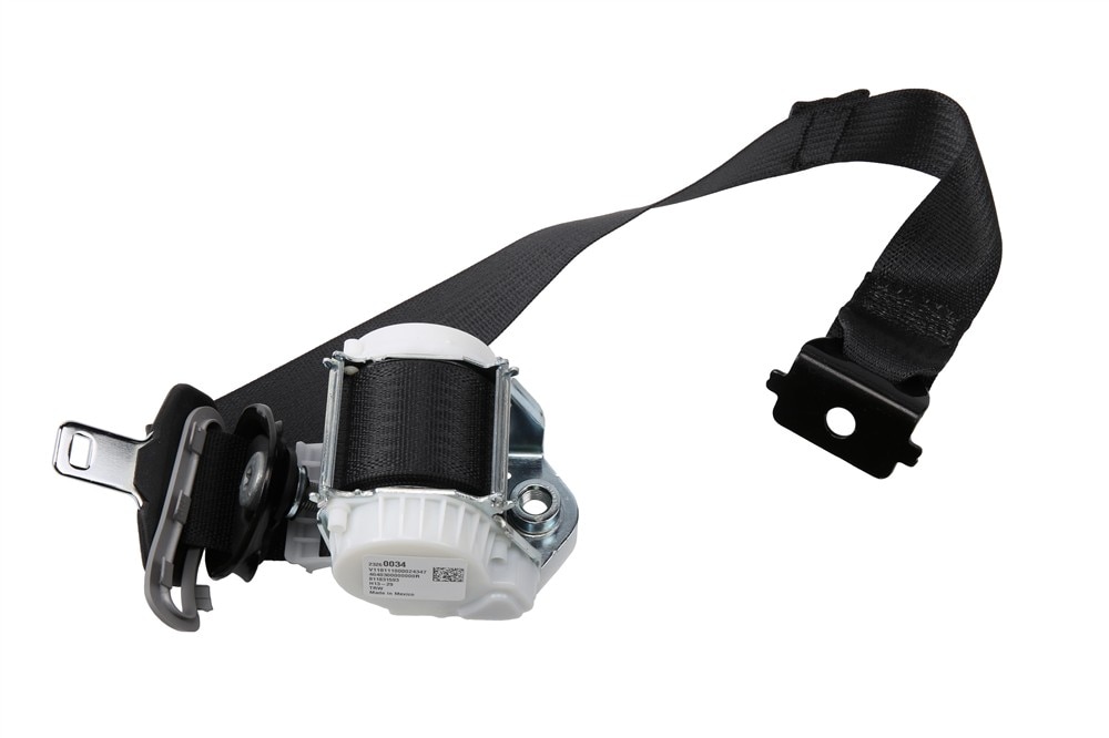 GM Genuine Parts Black 3rd Row Passenger Side Seat Belt with Retractor