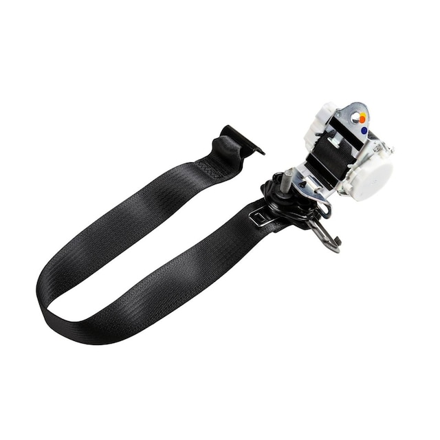 GM Genuine Parts Black Rear Passenger Side Seat Belt with Retractor