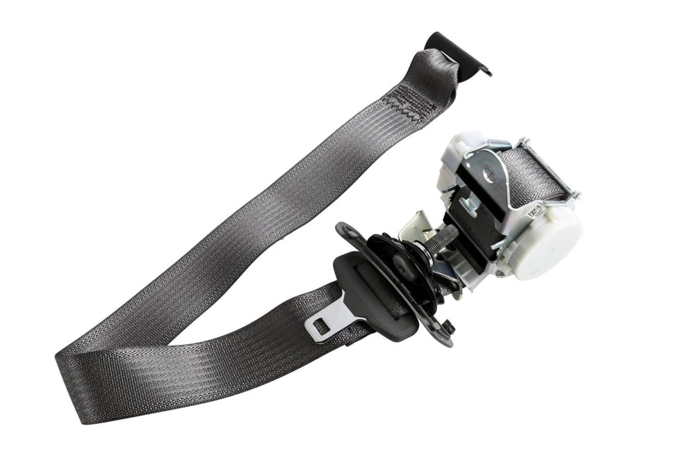 GM Genuine Parts Gray Rear Passenger Side Seat Belt with Retractor