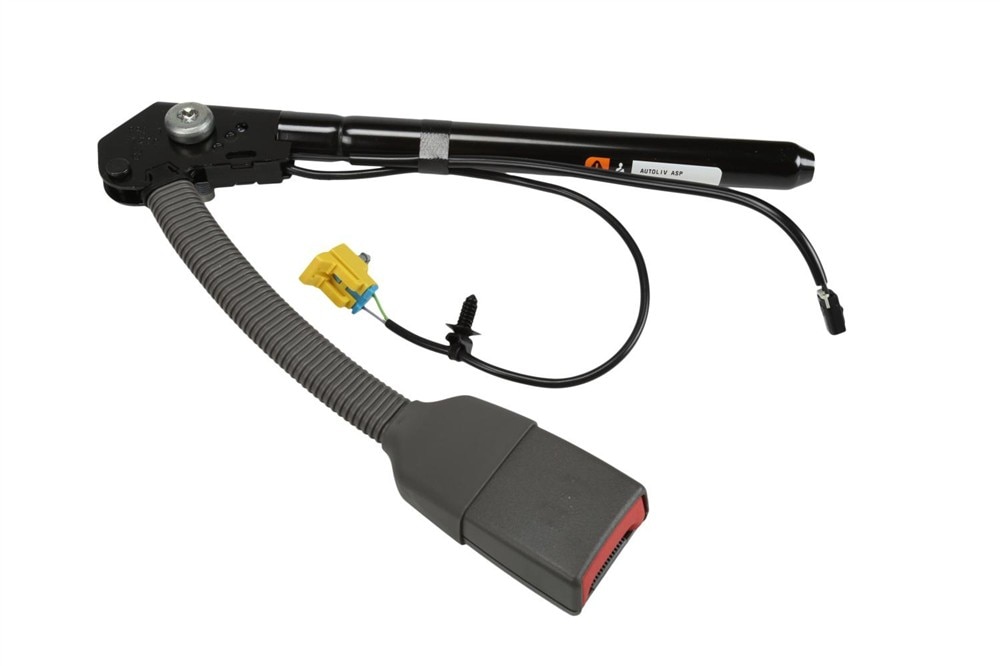 GM Genuine Parts Medium Dark Pewter Passenger Seat Belt with Buckle and Pre-Tensioner
