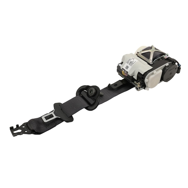 GM Genuine Parts Black Passenger Seat Belt with Retractor and Pre-Tensioner