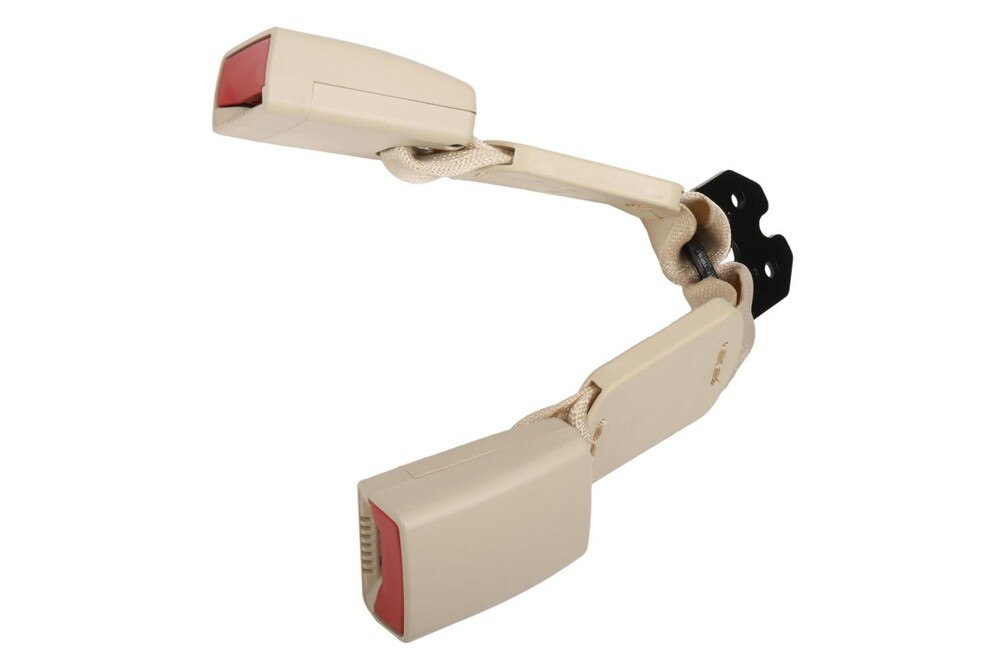 GM Genuine Parts Cashmere Rear Driver Side Seat Belt with Buckle