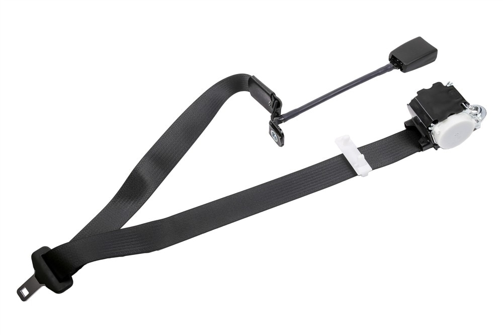 GM Genuine Parts Jet Black Rear Center Seat Belt with Retractor