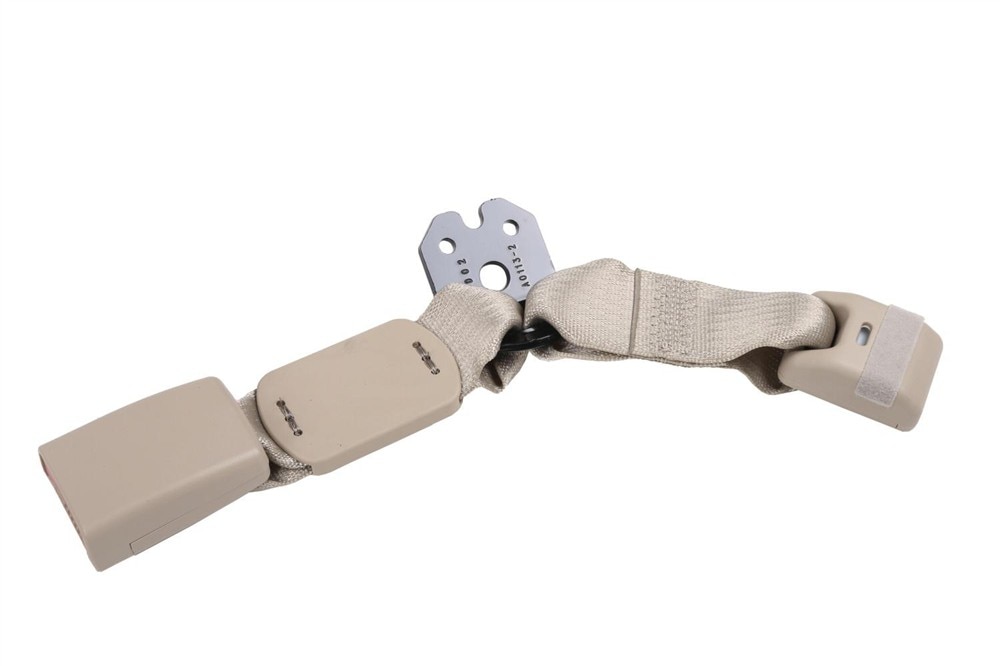 GM Genuine Parts Shale Rear Passenger Side Seat Belt with Buckle