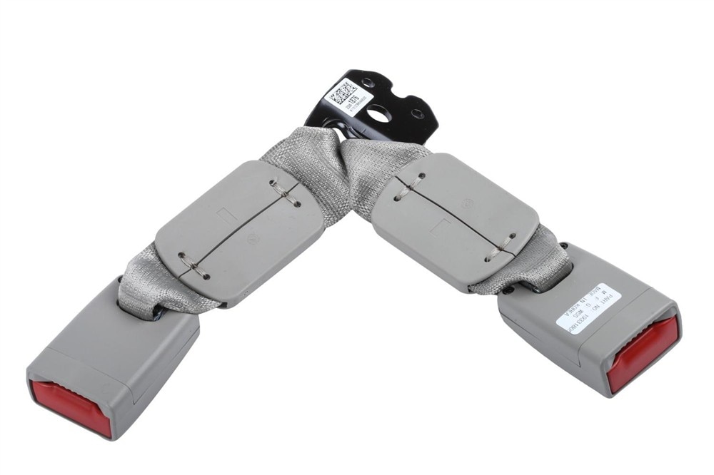 GM Genuine Parts Titanium Rear Driver Side Seat Belt with Buckle