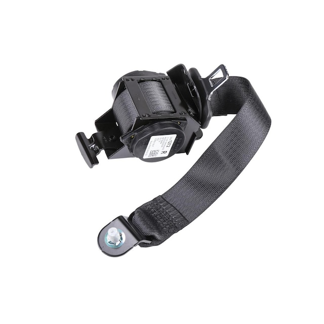 GM Genuine Parts Jet Black Rear Passenger Side Seat Belt with Retractor