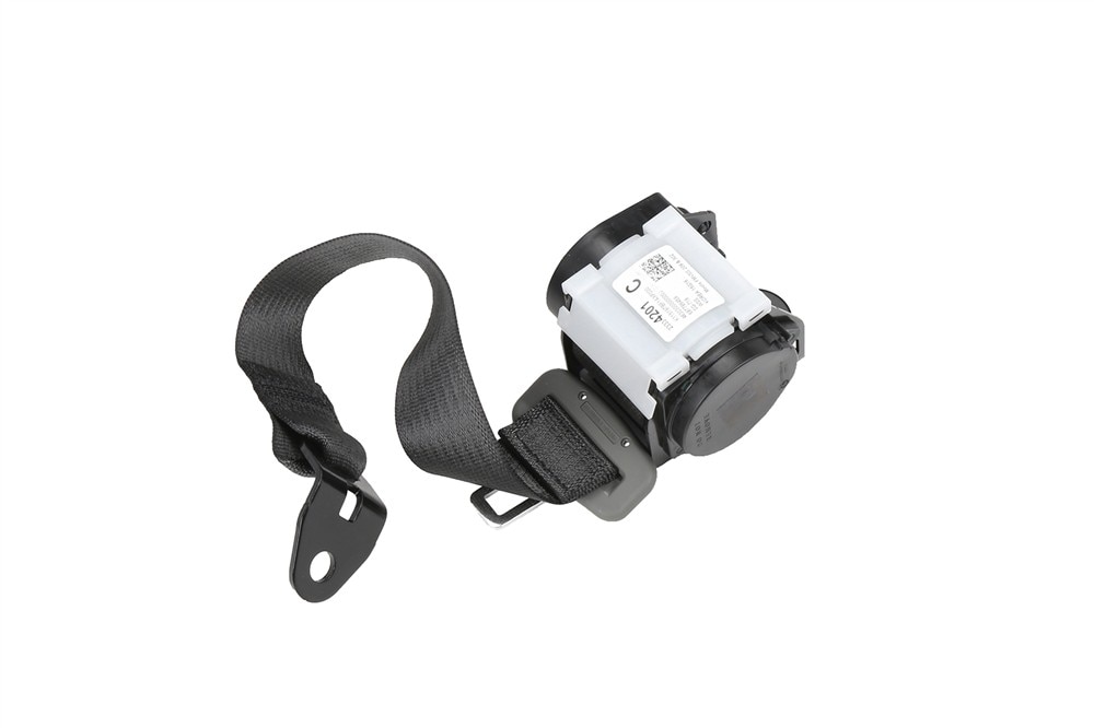 GM Genuine Parts Dark Titanium Rear Center Seat Belt with Retractor